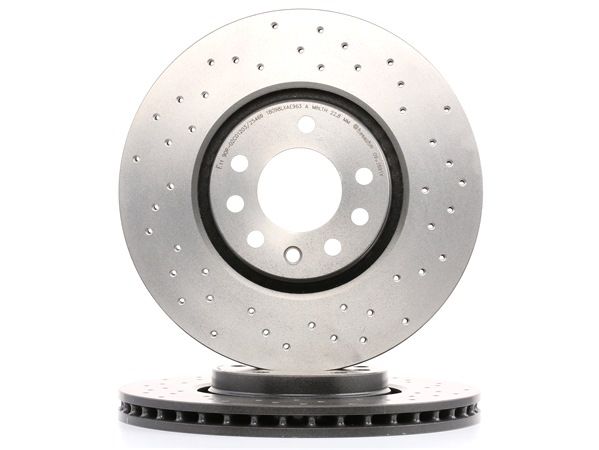BREMBO 09.9369.1X Bremseskiver Astra G T98 2.0 (F08) 199 HK Z 20 LET