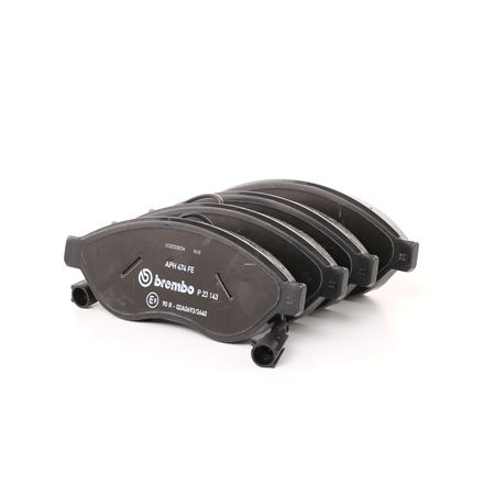 BREMBO P 23 143 Τακάκια φρένων Citroen Jumper Microbus 2.2 BlueHDi 140 PS 4HB (DW12RUD)