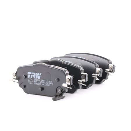 TRW GDB3617 Pastiglie dei freni Nissan Qashqai J11 2.0 (J11E) 144 CV MR20DD