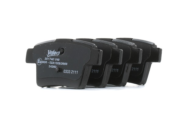 301740 Bremseklods FIRST, bagaksel, med anti-knirke-plade fra VALEO 1356392, 1521329, 1522073 kob billige