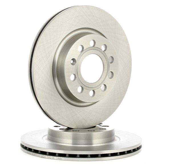 Comparare 82B0027 Dischi freno ventilato, Assale anteriore, Ø: 279,8mm, Non rivestito, Ghisa, senza viti/bulloni da RIDEX a buon mercato