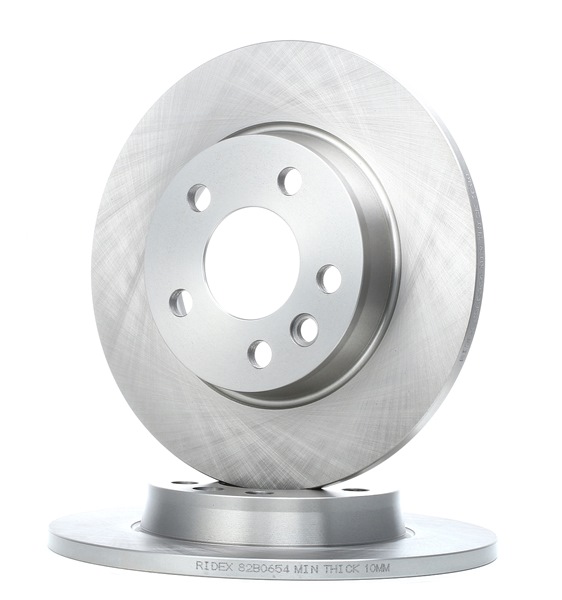 RIDEX 82B0654 Bremseskiver VW T4 Flatvogn lastebil 2.5 TDI Syncro 102 hk AXL