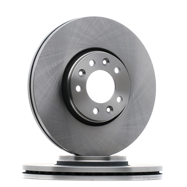 RIDEX 82B0250 Δισκόπλακες Fiat Scudo 270 2.0 D Multijet 4x4 128 PS RH02