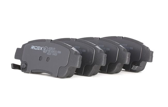 RIDEX 402B0109 Pastiglie dei freni Toyota Yaris 1 serie 1.3 (SCP12_, SCP13_) 87 CV 2SZ-FE