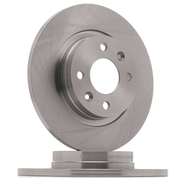 Comparare 82B0078 Dischi freno pieno, Assale anteriore, Ø: 258,7mm, Non rivestito, Ghisa, senza viti/bulloni da RIDEX 4534200000 a buon mercato
