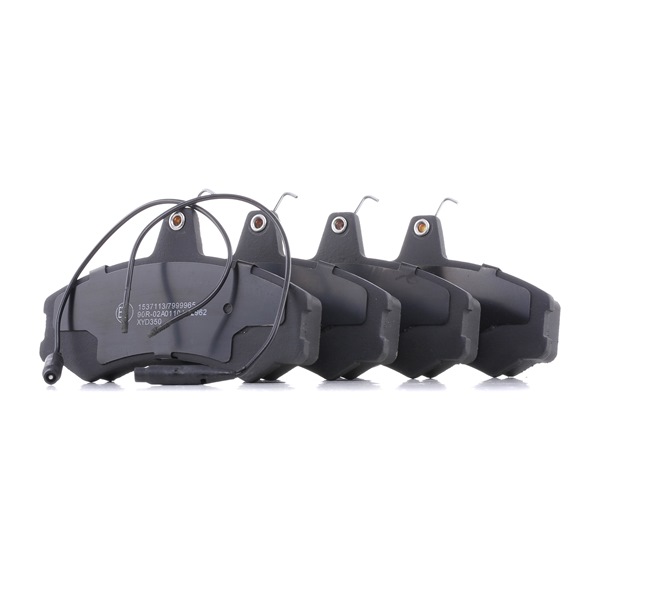 RIDEX 402B0351 Τακάκια φρένων CITROËN C25 Van 2.5 D 73 PS CRD93L (U25/661)