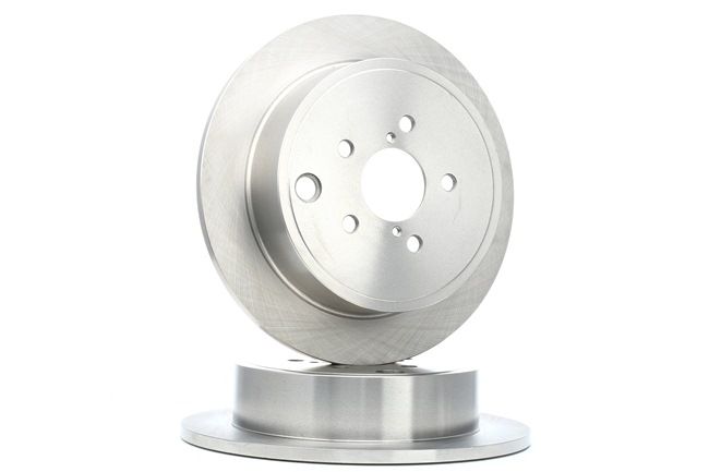 82B0310 Bremseskiver fuldstændigt, bagaksel, Ø: 286mm, ubelagt, Støbejern, uden skruer fra RIDEX 26700AJ00A, 26700FG000, SU00300639 kob billige