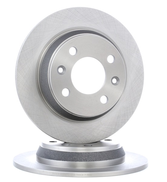 RIDEX Bremsscheiben voll, Hinterachse, Ø: 258mm, unbeschichtet, Gusseisen, ohne Schrauben 8951543, 8968588, 8970717 bestellen Sie online bei Motordoctor.at