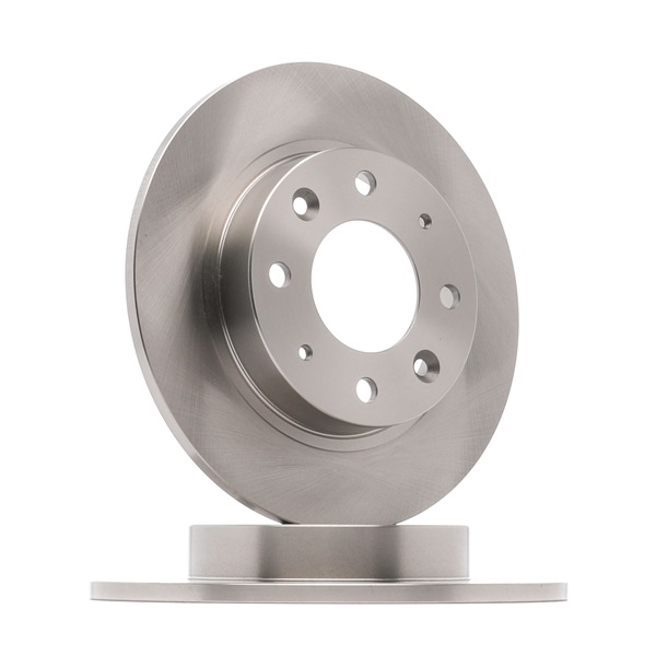 Comparare 82B0244 Dischi freno pieno, Assale posteriore, Ø: 260,9mm, Non rivestito, Ghisa, senza viti/bulloni da RIDEX a buon mercato