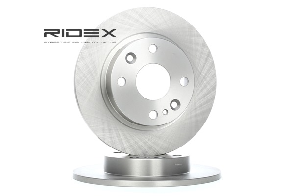Comparare 82B0665 Dischi freno pieno, Assale posteriore, Ø: 230,6mm, Non rivestito, Ghisa, senza viti/bulloni da RIDEX NA0126251A a buon mercato