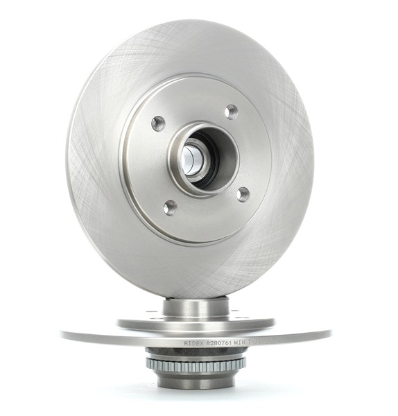 RIDEX 82B0761 Dischi freno Clio 2 1.5 dCi 80 CV K9K 702