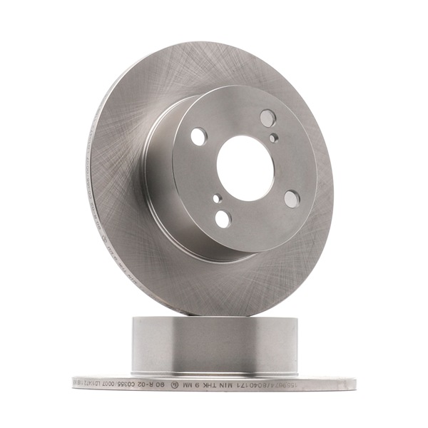 TOYOTA RIDEX Bremseskive 82B0505