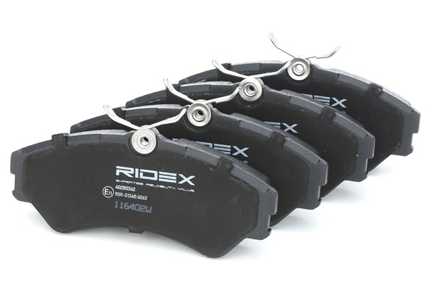 RIDEX 402B0362 Bremseklodser VW Transporter T4 1.9 D 61 HK 1X