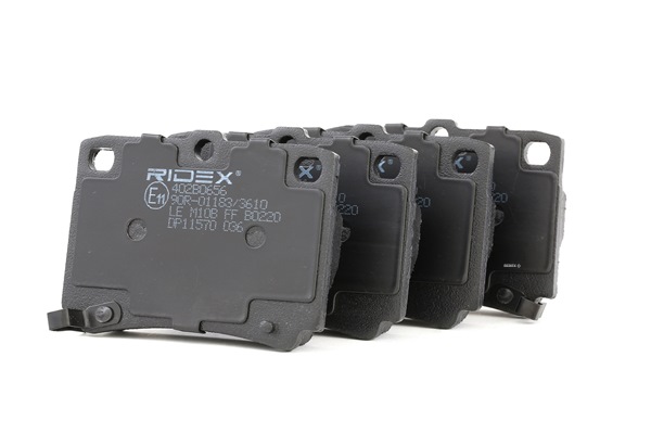 RIDEX 402B0656 Plăcuțe de frână Mitsubishi Pajero II Canvas Top 2.5 TD 4WD 99 CP 4D56-TD