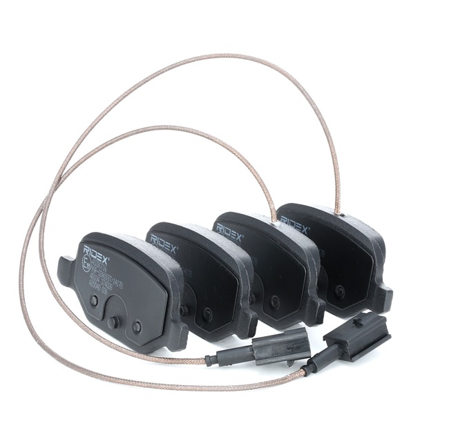 RIDEX 402B0716 Τακάκια φρένων Lancia Ypsilon 2 1.4 16V (843.AXC11, 843.AXC1B, 843.AXC1A) 95 PS 843 A 1.000