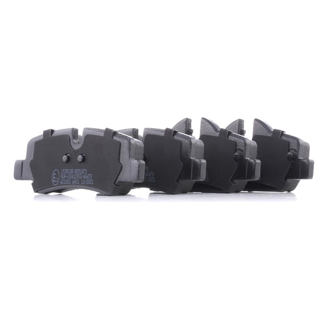 kupić tanie 402B0844 Klocki Oś tylna, z podkładką wytłumiającą od RIDEX 34216861641, 34216864488, 34216871299