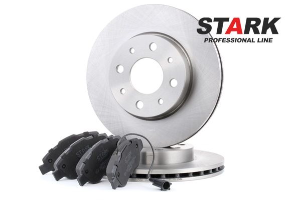 rendelés olcsó SKBK-1090196 Fék készlet, tárcsafék elsőtengely, Ø: 240mm, belső hűtésű ől STARK 46788929, 1541803, 1541806