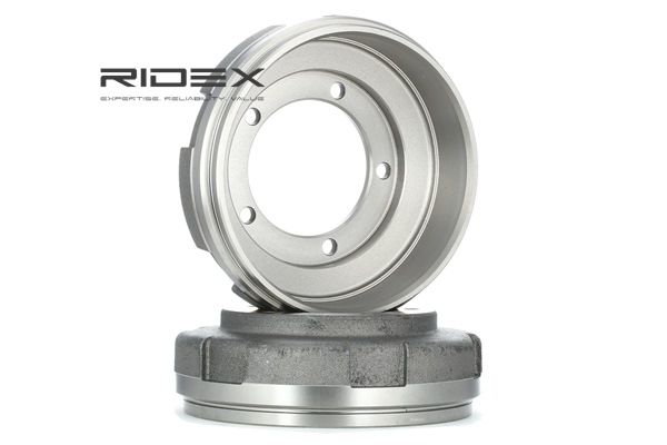 RIDEX 123B0087 Brake drum Ford Transit Mk6 Van 2.4 TDCi RWD 100 hp PHFC