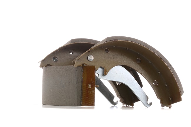 70B0162 RIDEX Bremsbackensatz Hinterachse, 265mm, mit Handbremshebel