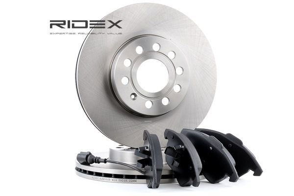 RIDEX 3405B0010 Bremsesett Opel Corsa C 1.3 CDTI (F08, F68) 70 hk Z 13 DT
