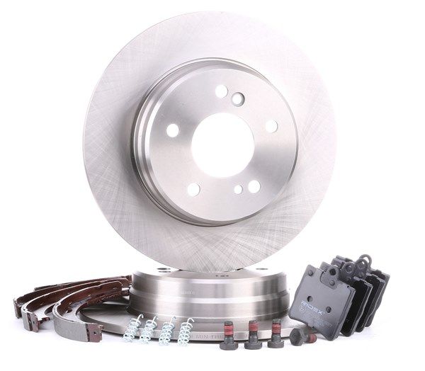 RIDEX 3405B0063 Set freni a disco Mercedes S203 C 270 CDI 2.7 (203.216) 170 CV OM 612.962