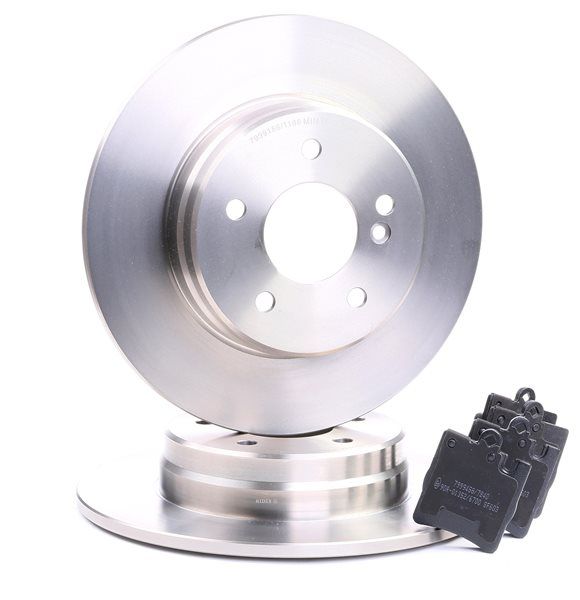 RIDEX 3405B0263 Σετ φρένων τακακια και δισκοπλακες Mercedes W203 C 320 FLEX 3.2 218 PS 112.946