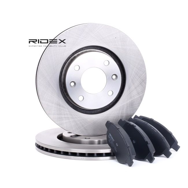RIDEX 3405B0050 Σετ φρένων τακακια και δισκοπλακες Citroën C4 Coupe 2.0 VTR 140 PS RFJ (EW10A)
