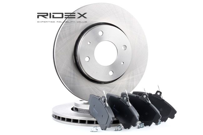 RIDEX 3405B0113 Bremsen Komplett Mitsubishi Carisma DAO 1.8 16V GDI 125PS 2006