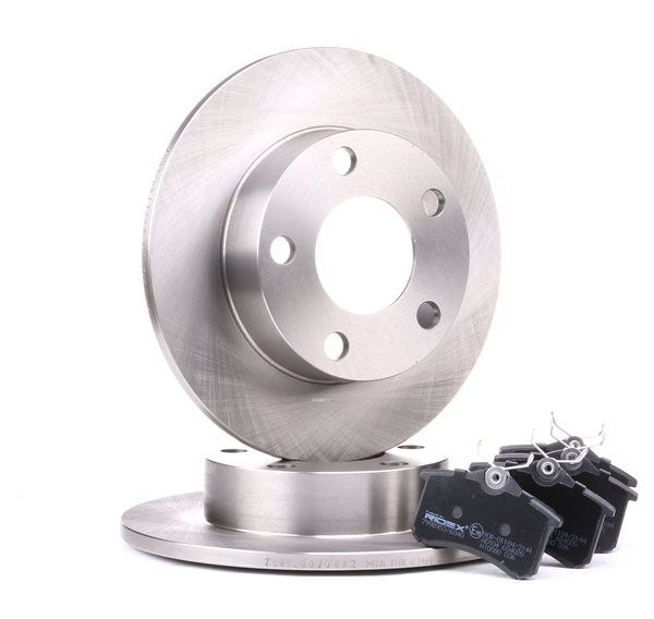 RIDEX 3405B0052 Remschijven en -blokken Passat 3B6 4.0 W8 4motion 275 Pk BDN