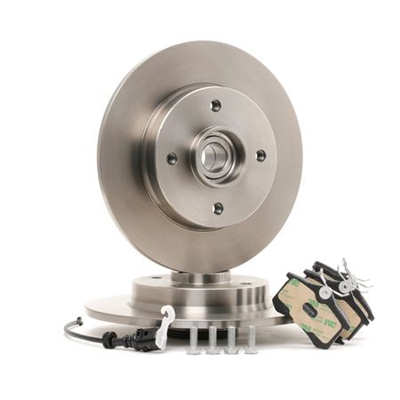 RIDEX 3405B0165 Σετ φρένων τακακια και δισκοπλακες Citroën C4 1 Hatchback 2.0 HDi 140 PS RHF (DW10BTED4)