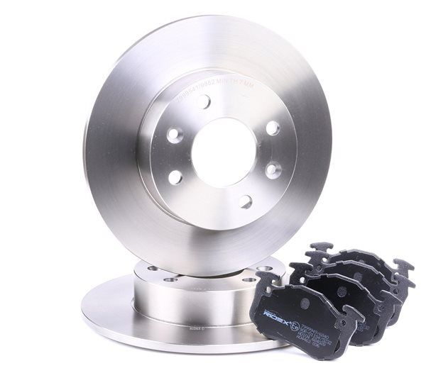 RIDEX 3405B0128 Discos y pastillas de freno Renault Super 5 B/C40 1.1 45 cv C1E 760