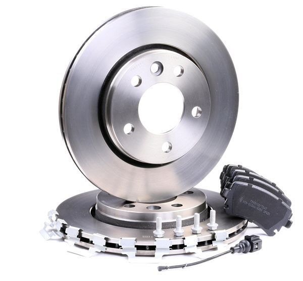 RIDEX 3405B0037 Σετ φρένων τακακια και δισκοπλακες Mitsubishi Colt Z30 1.5 Ralliart R 180 PS