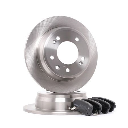 Kjøp billig 3405B0066 Bremsesett, skivebremser bakaksel, Ø: 262mm, fullt ut, med antihyle blikk fra RIDEX
