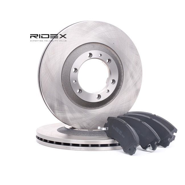RIDEX 3405B0142 Discos y pastillas de freno VAUXHALL Frontera Mk1 (A) SUV (U92) 2.2 i 136 cv X 22 XE