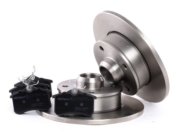 RIDEX 3405B0109 Remschijven en -blokken Passat 3a5 2.0 Syncro 115 Pk AGG