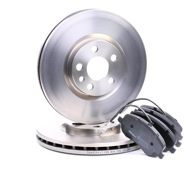 RIDEX 3405B0196 Σετ φρένων τακακια και δισκοπλακες Fiat Ulysse 179 2.0 JTD 109 PS RHW (DW10ATED4)