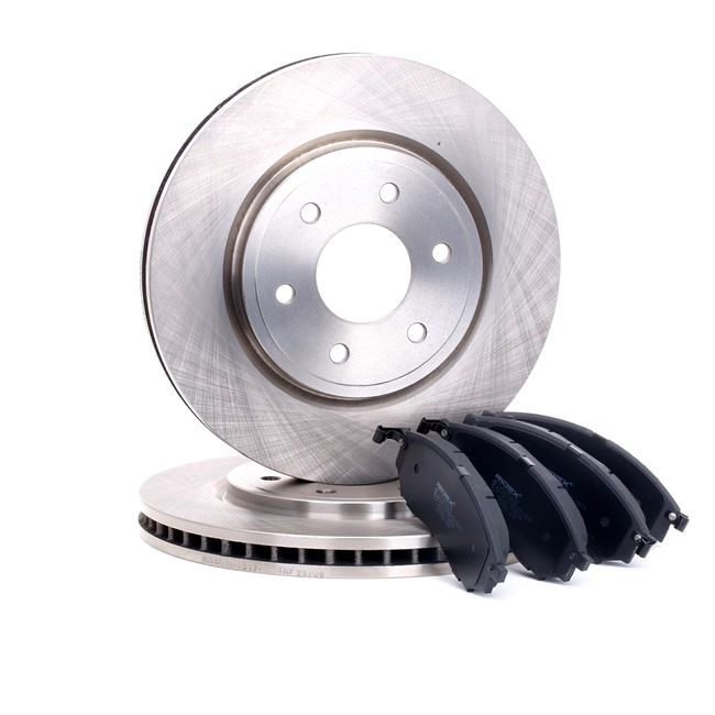 RIDEX 3405B0204 Bremsen Komplett Nissan Navara d40 Pickup 2.5 dCi 4WD (D40TT, D40T, D40M, D40BB) 190PS 2024