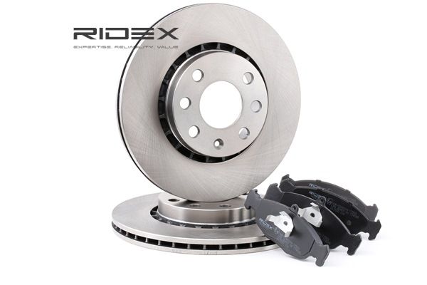 RIDEX 3405B0217 Bremsesæt skivebremser Opel Tigra S93 1.6 16V (F07) 100 HK C 16 SEL