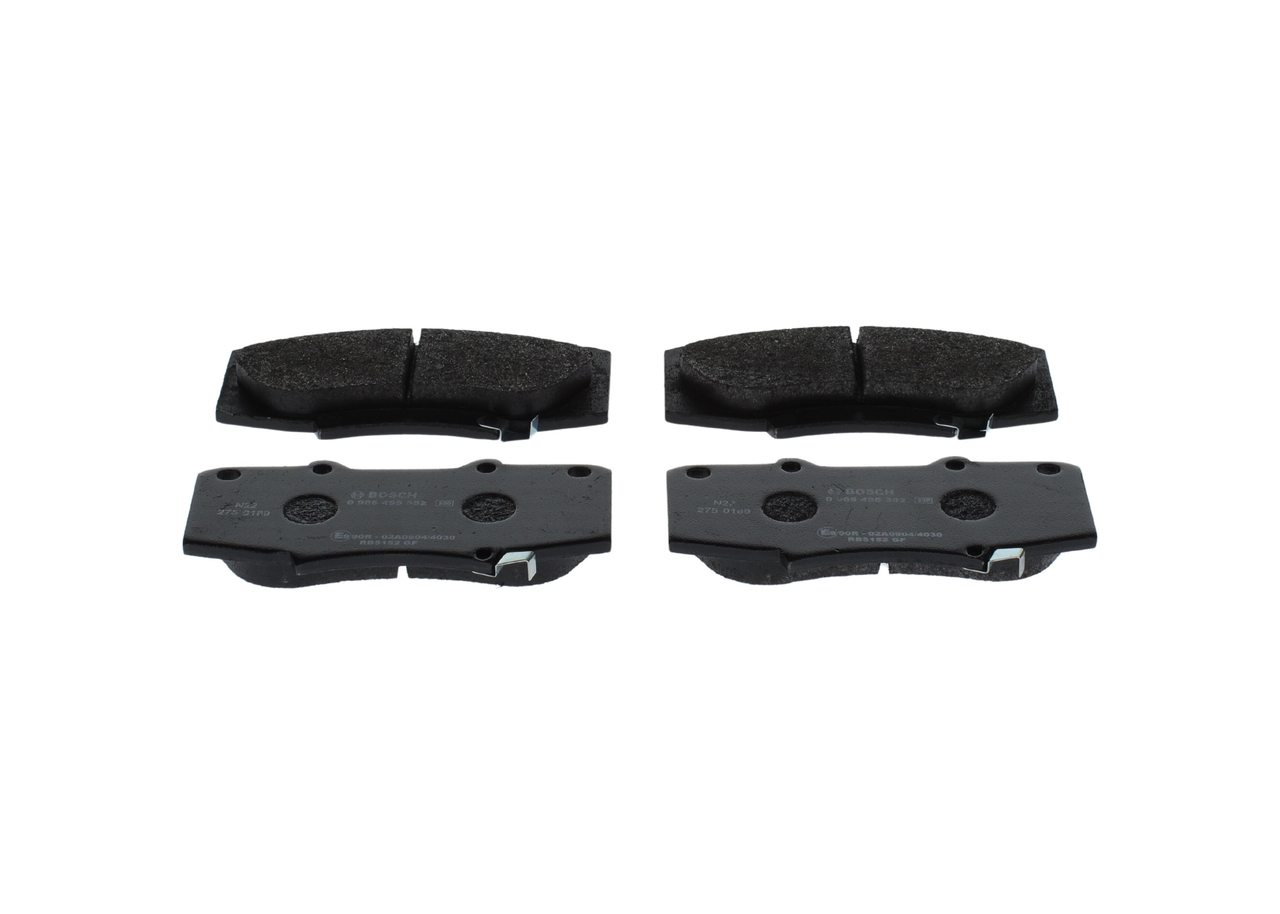 BOSCH 0 986 495 352 Bremsbeläge Toyota Hilux III 3.0 D-4D 4WD (KUN26) 169PS 2008
