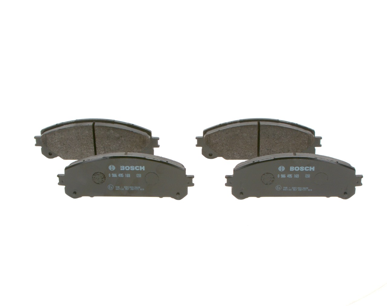 Bremsbelagsatz mit Montageanleitung - Artikel Nr. BP2221 Original BOSCH 044650E010, 044650E040, 0446533490, 446533490, 044650E010, 0446533490, 446533490 Ersatzteile