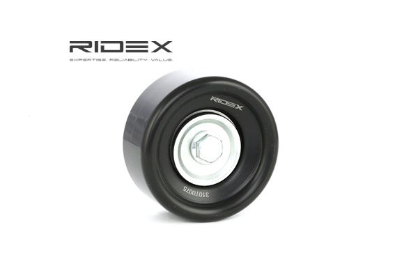 rendelés olcsó 310T0075 Feszítőgörgő, hosszbordás szíj Ø: 76mm, csavarral ől RIDEX 1119938, 1135627, 1374385