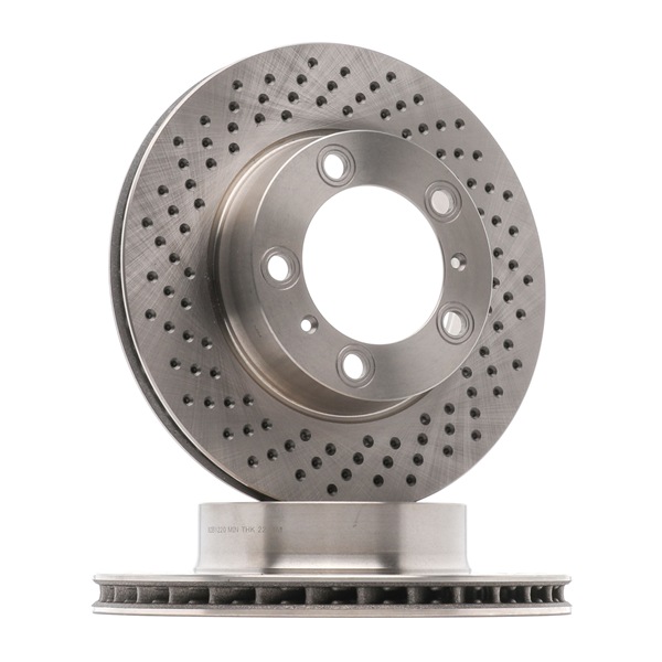 Comparare 82B1220 Dischi freno ventilato, Assale anteriore Sx, Ø: 297,9mm, Non rivestito, Ghisa, senza viti/bulloni da RIDEX 98735140101 a buon mercato