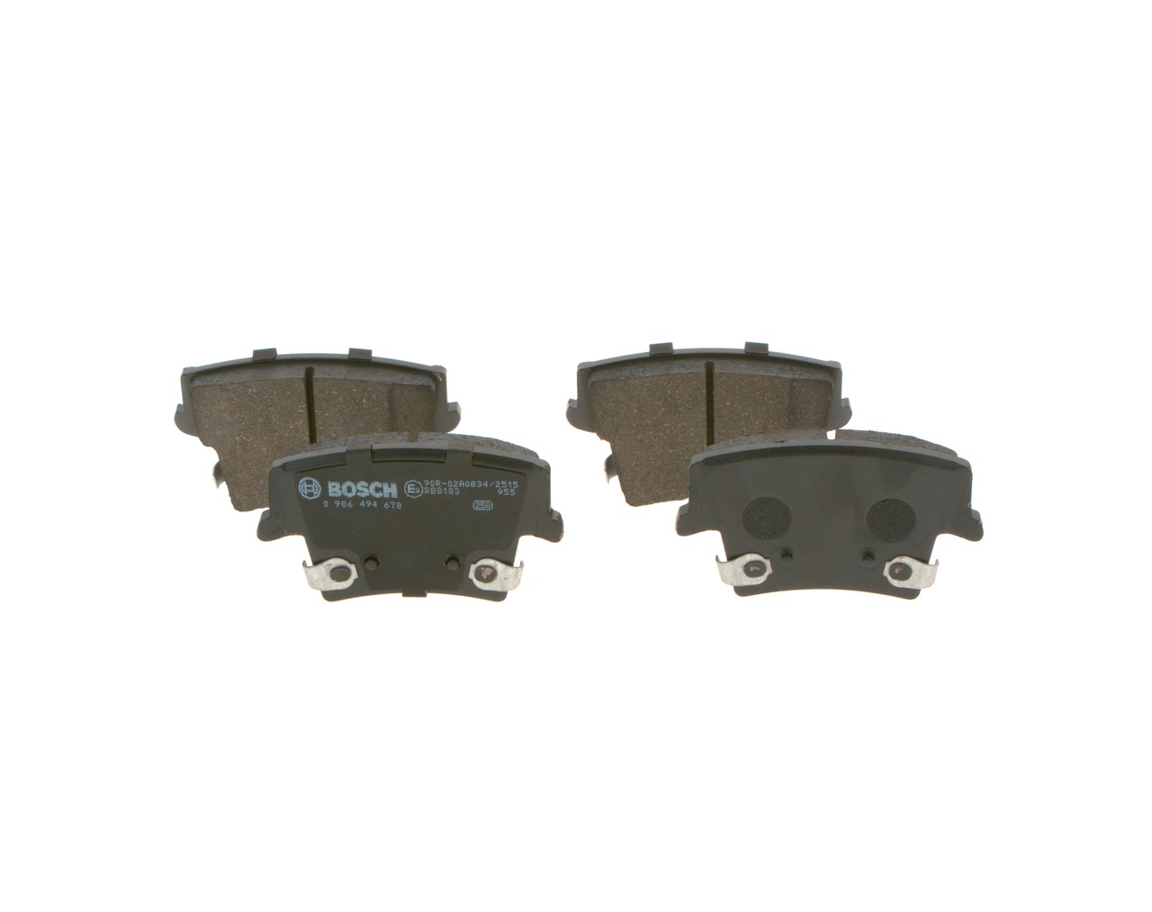 CHRYSLER BOSCH Bremsbelagsatz Scheibenbremse 0 986 494 678