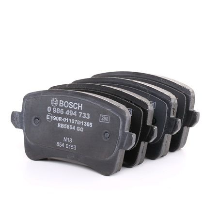 BOSCH 0 986 494 733 Pastiglie dei freni Audi A5 8t3 RS5 quattro 450 CV CFSA