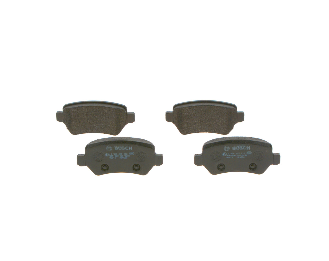 BOSCH 0 986 495 218 Remblokken Astra G T98 1.6 16V (F08, F48) 101 Pk X 16 XEL