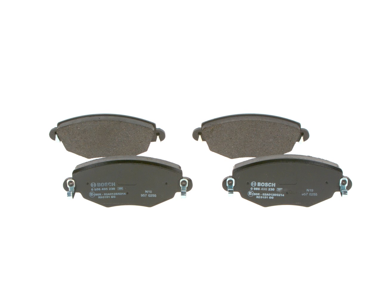 Koop BP2186 Remblokkenset Met anti-kreukplaat van BOSCH 1121894, 1126718, 1204843 goedkope