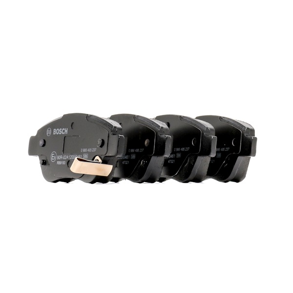 BOSCH 0 986 495 237 Pastiglie dei freni Opel Adam M13 1.2 69 CV B 12 XEL