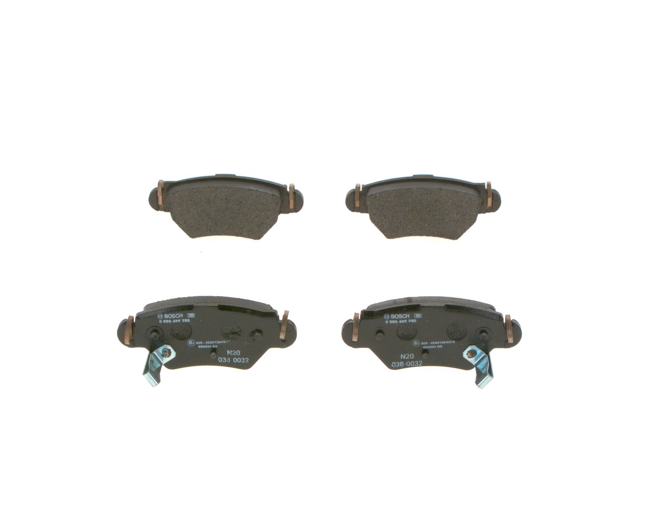 VAUXHALL BOSCH Pastillas De Freno 0 986 495 250