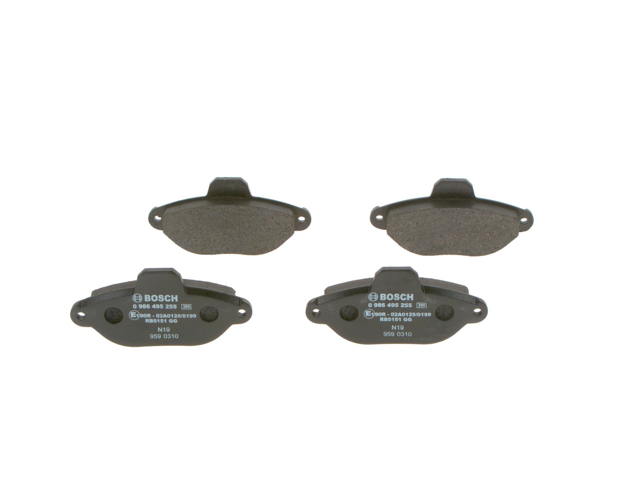 FORD BOSCH Klodser 0 986 495 255