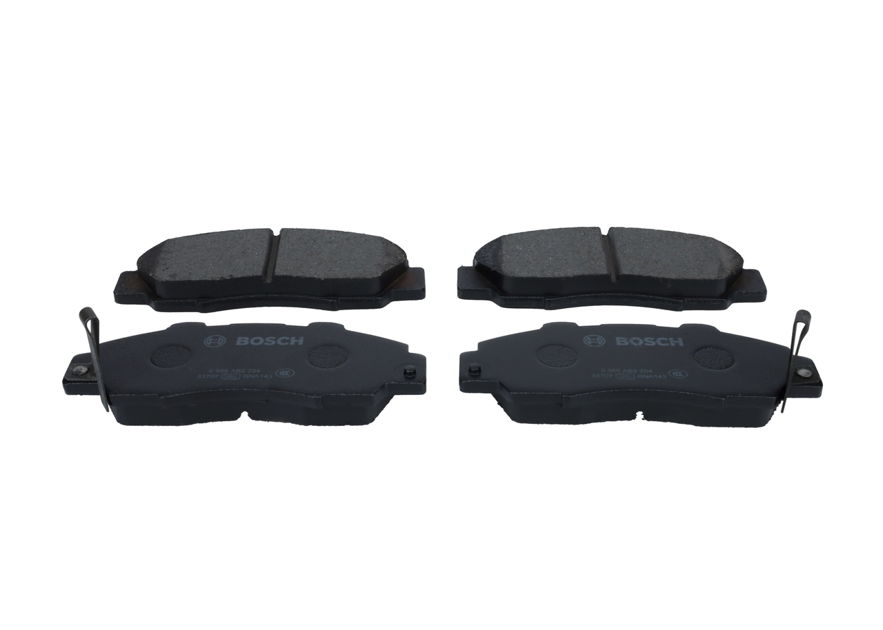 BOSCH 0 986 AB2 204 Bromsbelägg Honda Prelude 4 2.2 (BB5) 137 hk F22A1
